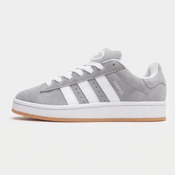 Ténis Adidas Campus Grey para homem com interior acolchoado e conforto para uso diário.