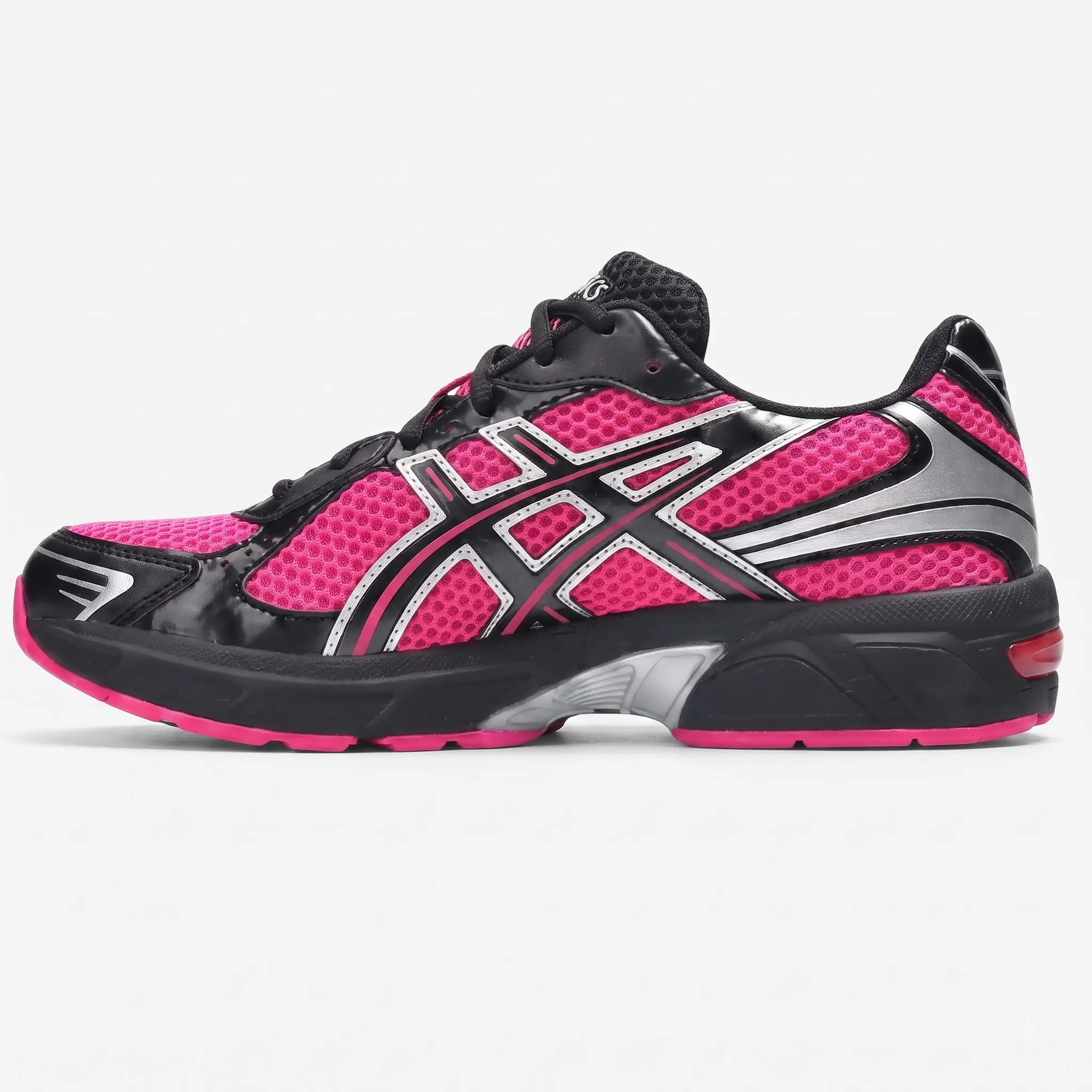 asics gel 1130 pink glo side view vorax Asics GEL-1130 Pink Glo em rosa com tecnologia GEL™ para máximo conforto