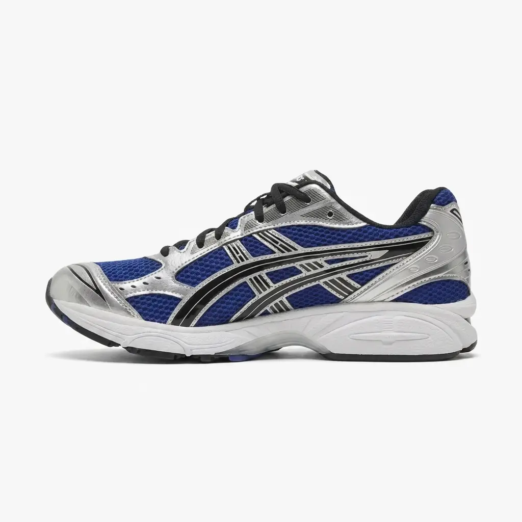 asics gel kayano 14 monaco blue side view vorax Asics Gel Kayano 14 Monaco Blue em azul com tecnologia GEL™ para máximo conforto