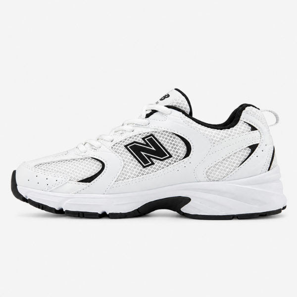 New Balance 530 White Black vista lateral