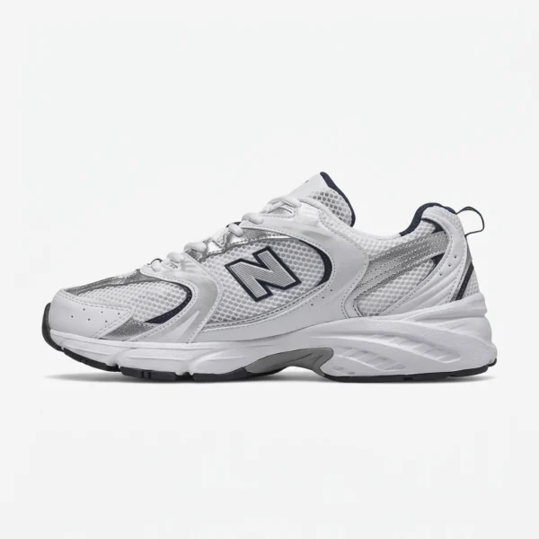 New Balance 530 White Grey — vista lateral