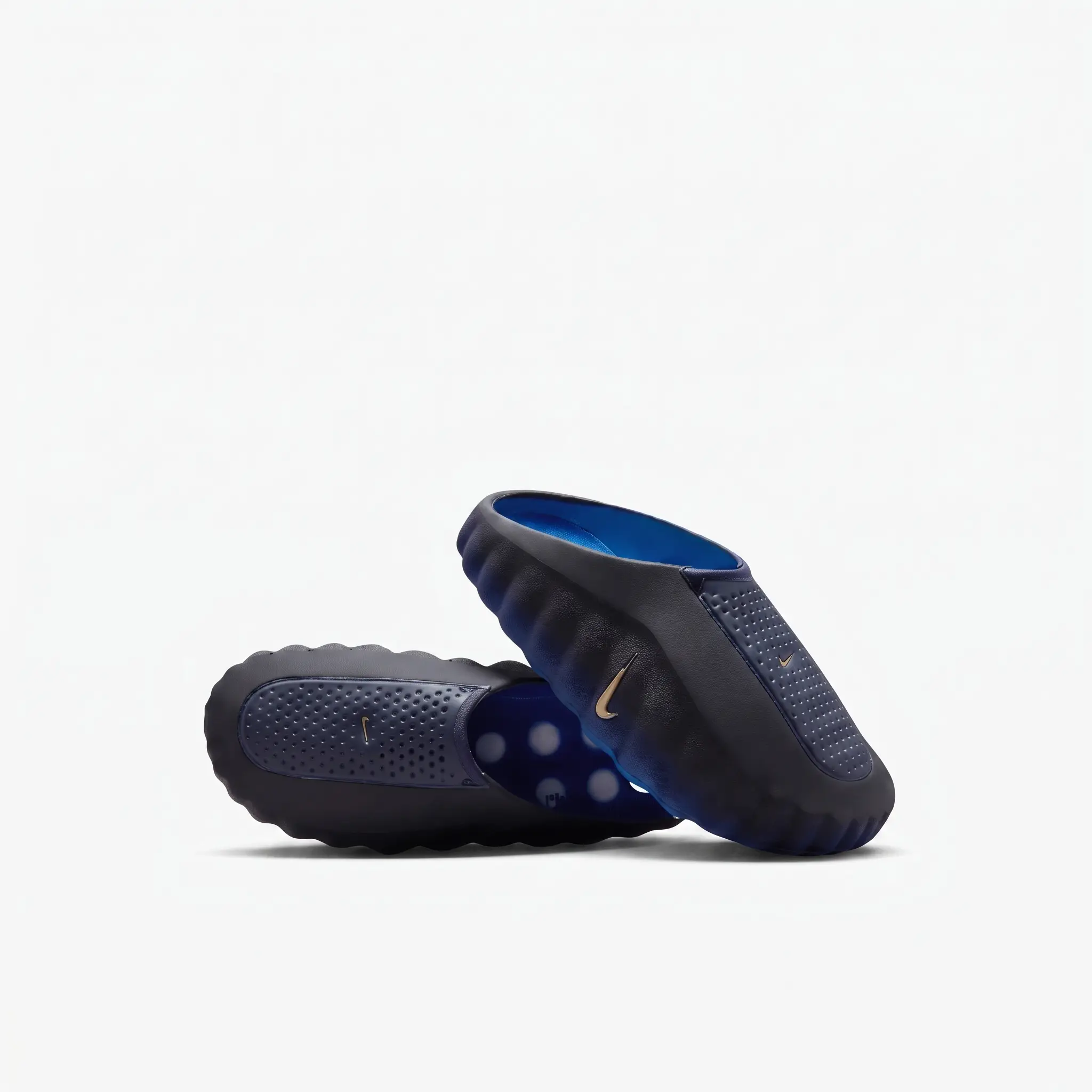 Nike Mind 001 Slide Blue Royal top view nike mind 001 slide blue royal top view showing upper design