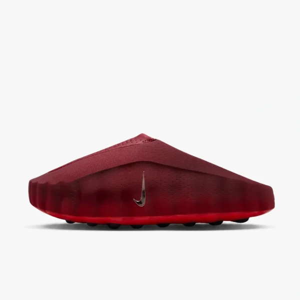 Nike Mind 001 Slide Team Red em vermelho, chinelos Nike unissexo com design minimalista e conforto premium para o dia a dia.