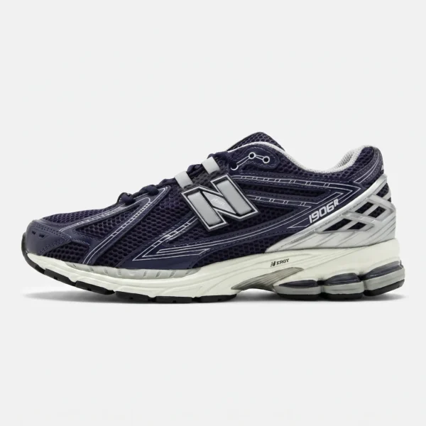 New Balance 1906 Dark Knight Blue vista lateral exterior.