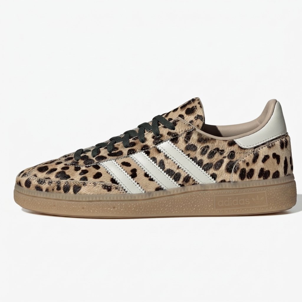 Adidas Spezial Leopard Print – Um clássico retro com personalidade. Adidas Spezial Leopard Print em camurça premium com padrão leopardo e sola de borracha natural.