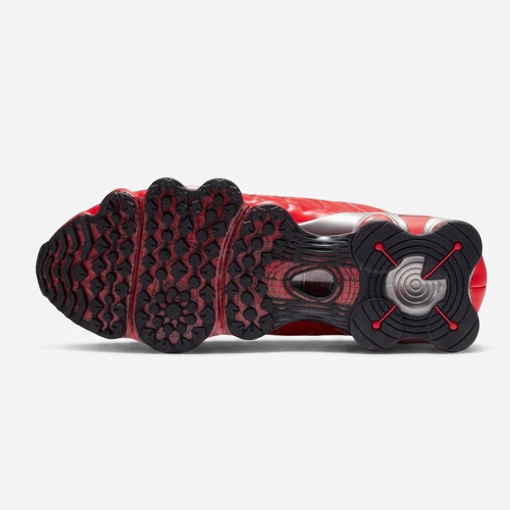 Nike Shox TL Red original com sola de borracha resistente e estilo streetwear moderno. Nike Shox TL Red original com sola de borracha resistente e estilo streetwear moderno.