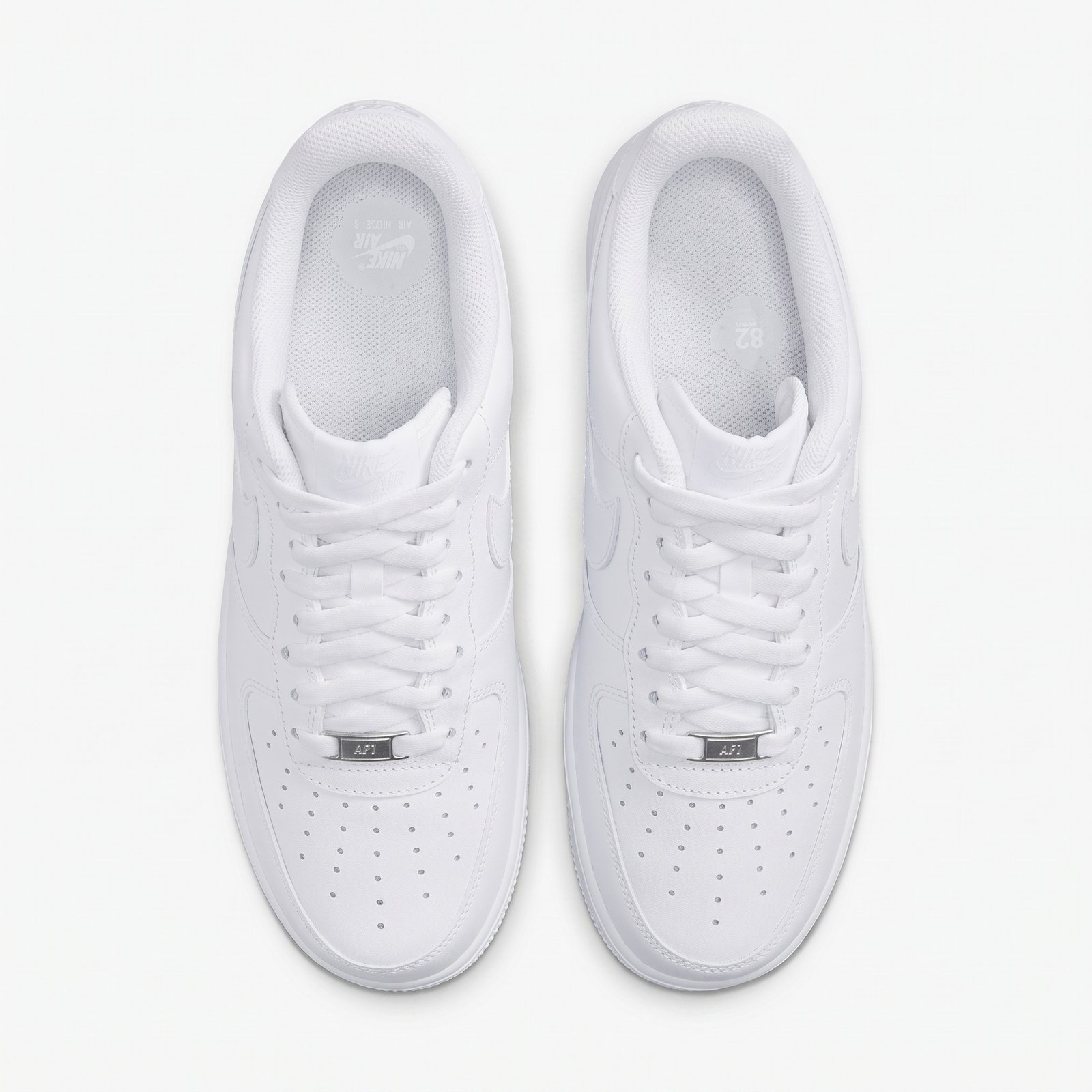 Nike Air Force 1 Triple White - Vista Superior Nike Air Force 1 Triple White vista superior