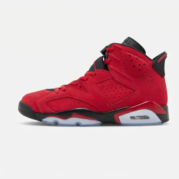 Air Jordan 6 Toro Bravo vermelho e preto