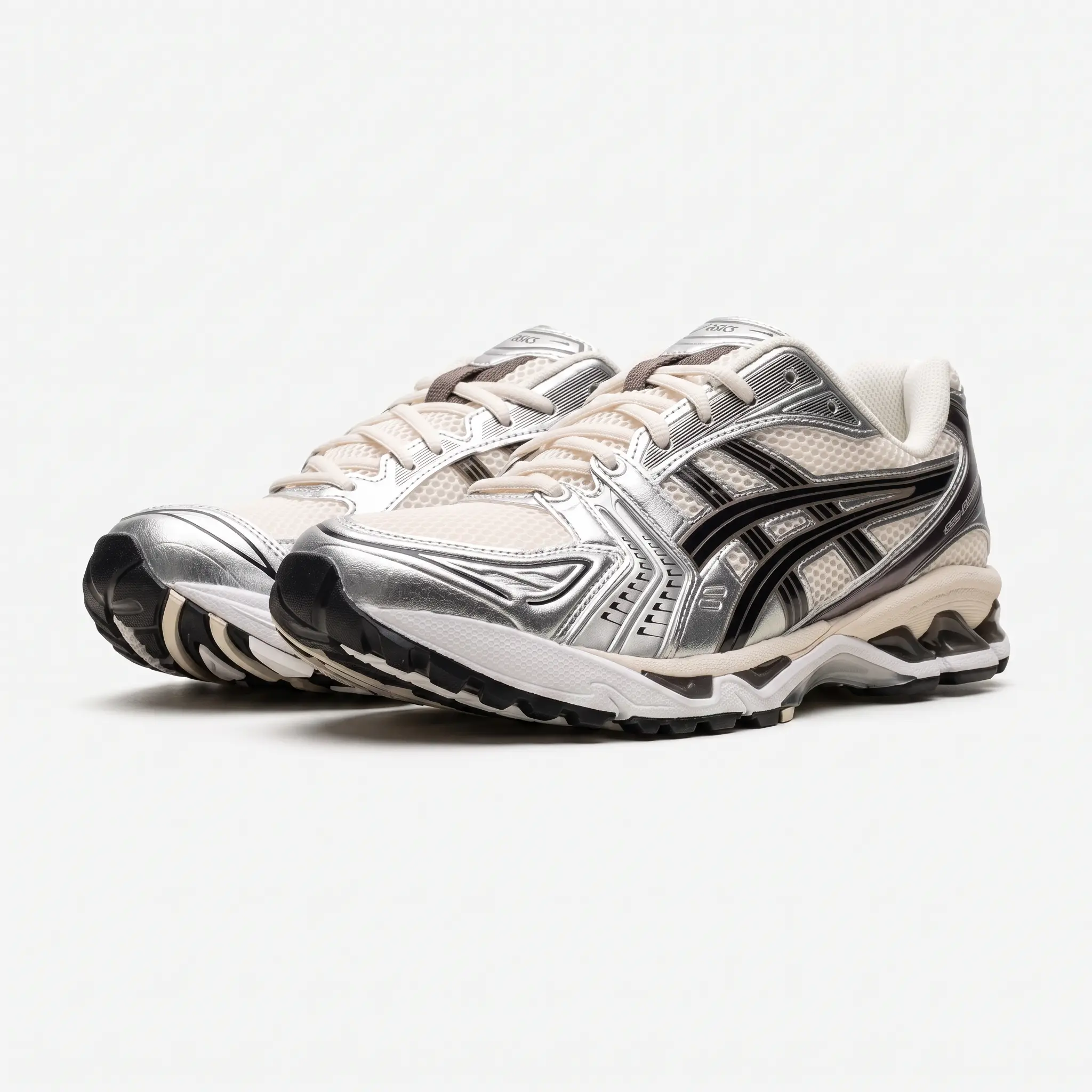 ASICS Gel-Kayano 14 Cream Black Metallic Plum – Vista Superior ASICS Gel-Kayano 14 Cream Black Metallic Plum vista superior.