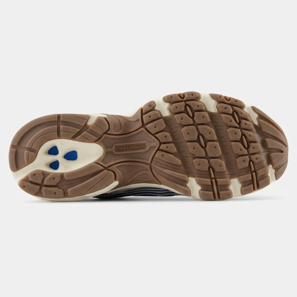 New Balance 530 Navy Vintage traseira New Balance 530 Navy Vintage vista traseira