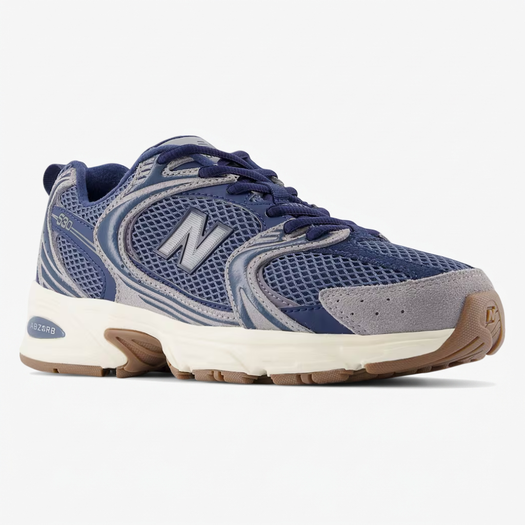 New Balance 530 Navy Vintage frontal New Balance 530 Navy Vintage vista frontal