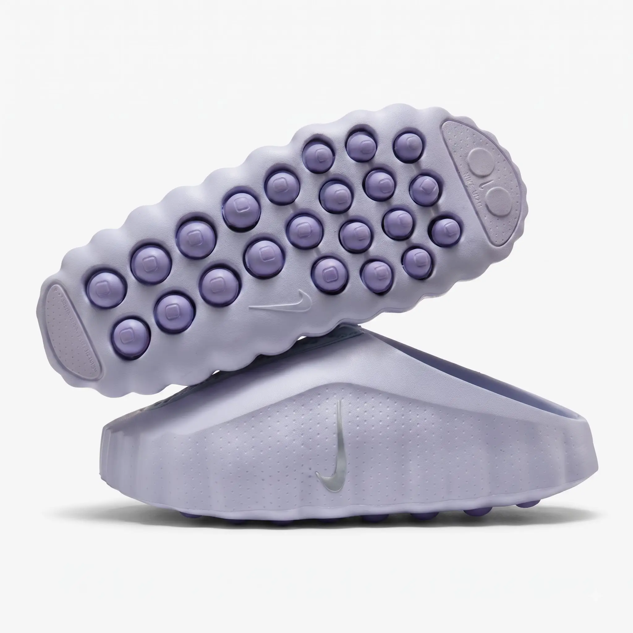 nike mind 001 palest purple edição limitada — vorax Sola do Nike Mind 001 Palest Purple com padrão de tração texturizado