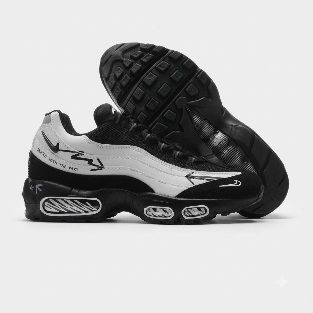 Conforto Air Max para utilização diária. Nike Air Max 95 Sketch com tecnologia Air Max
