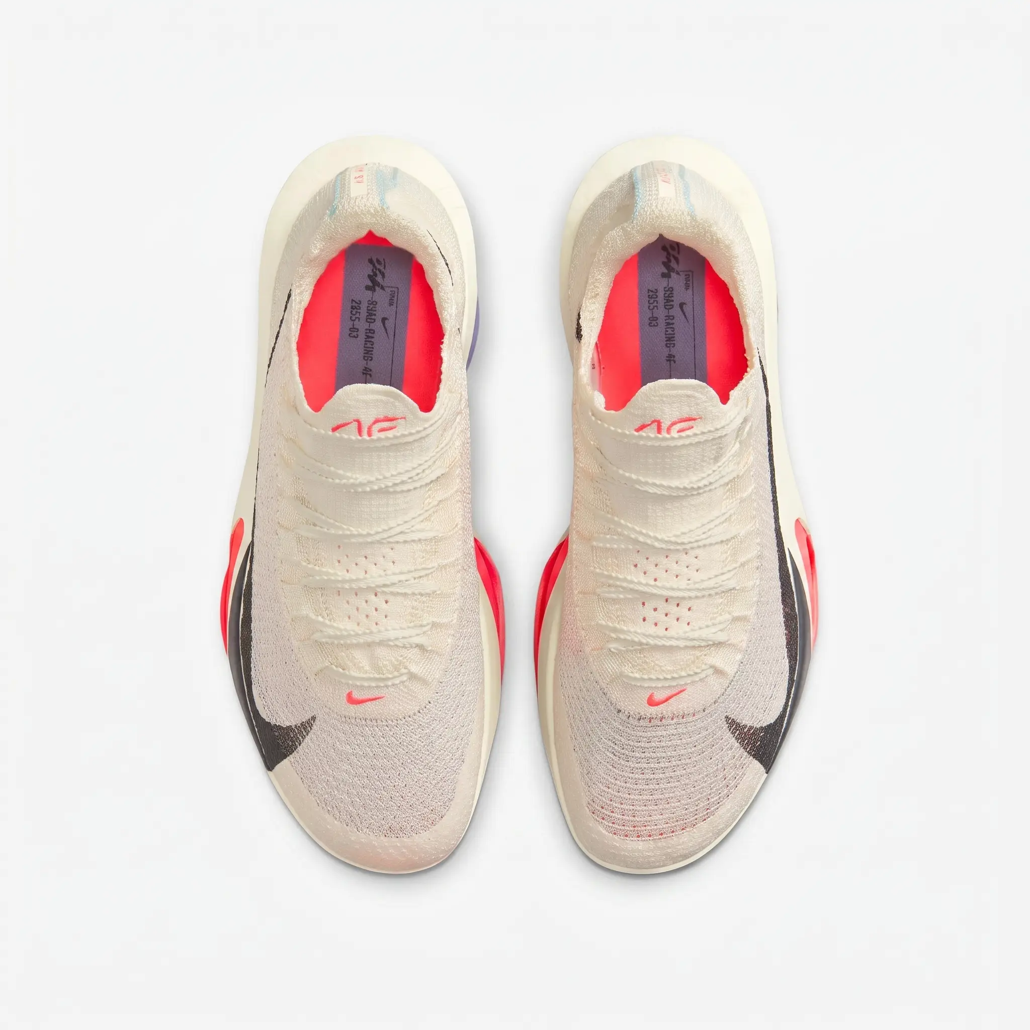 Nike Air Zoom Alphafly 3 Coconut – Vista Superior Nike Air Zoom Alphafly 3 Coconut vista superior.