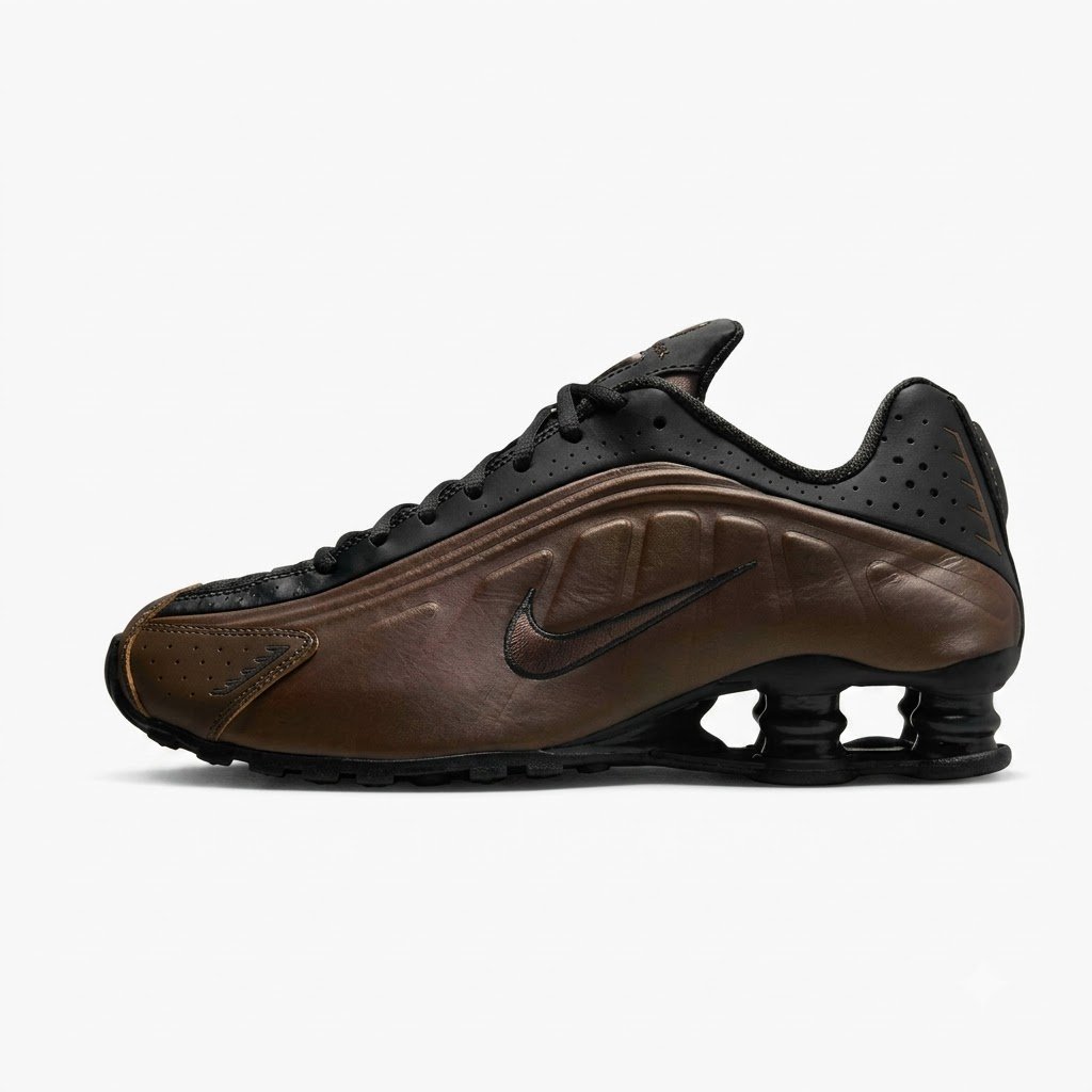 sneakers (Nike Shox R4 Black Brown – Um clássico com uma nova atitude.).png 202608091830 sneakers (14).png 202608091Nike Shox R4 Black Brown com amortecimento Shox
