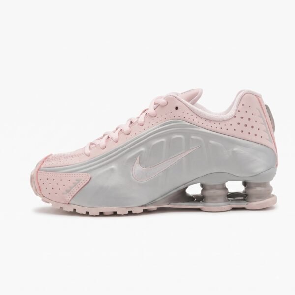 Nike Shox R4 Barely Rose Red Sepia com amortecimento Shox