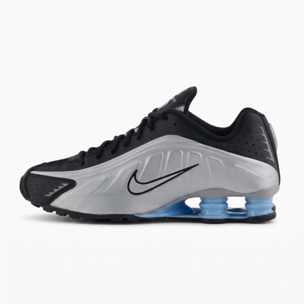 Nike Shox R4 Black Grey Blue preto cinzento e azul