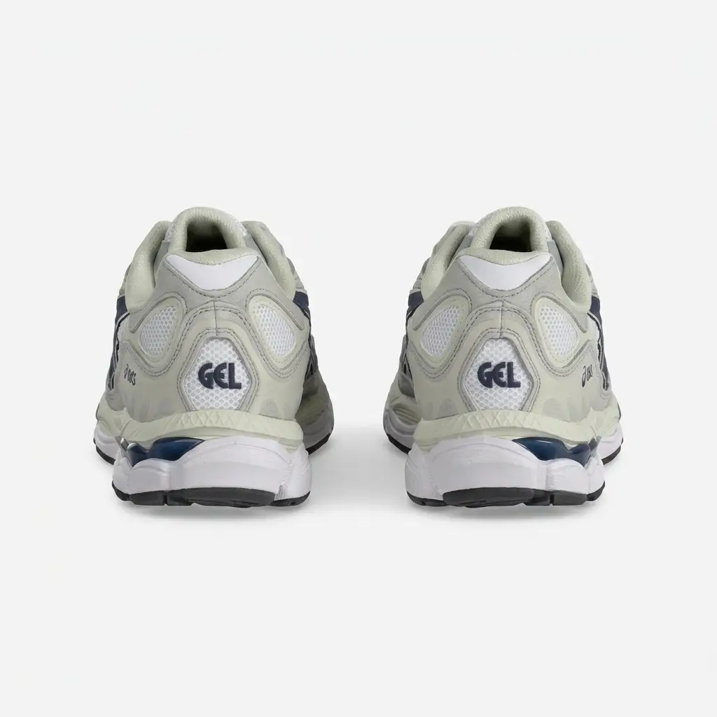ASICS Gel-NYC White Midnight Detalhes ASICS Gel-NYC White Midnight Detalhes