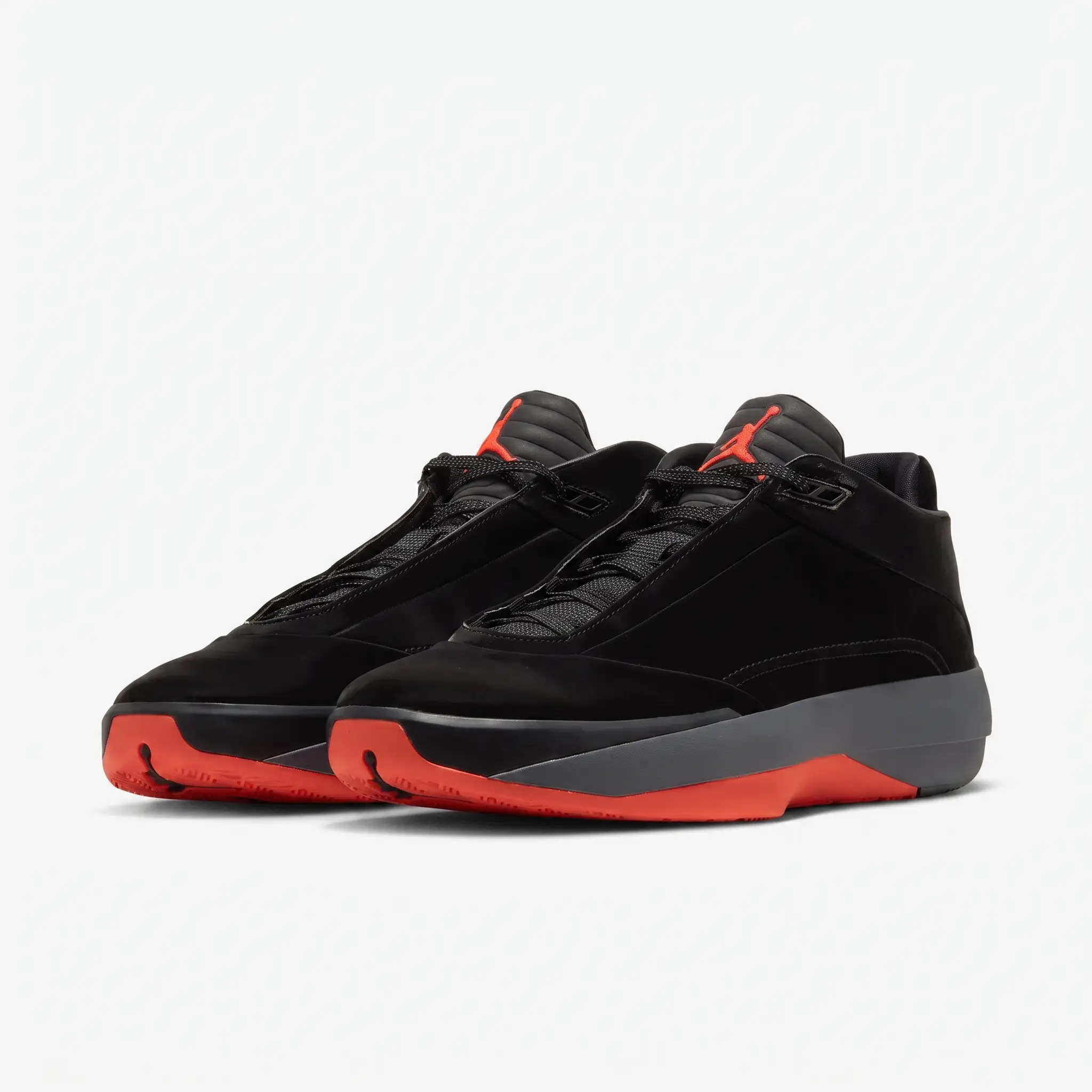 Air Jordan 40 Infrared vista lateral Air Jordan 40 Infrared vista lateral em preto e cinzento