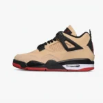 Air Jordan 4 Retro Mushroom Bege Preto Vermelho